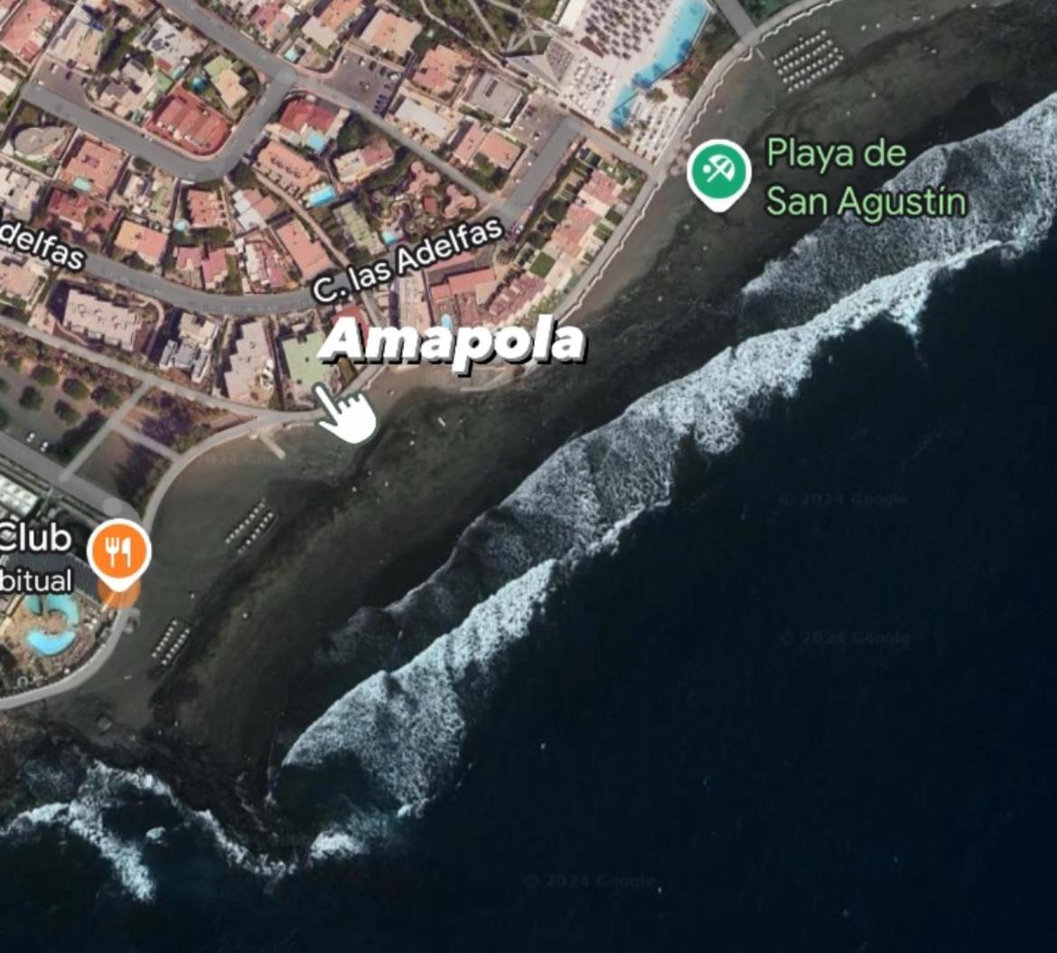 Amapola Blue Sea - Recien Reformado, Frente Al Mar Apartman San Agustín Kültér fotó